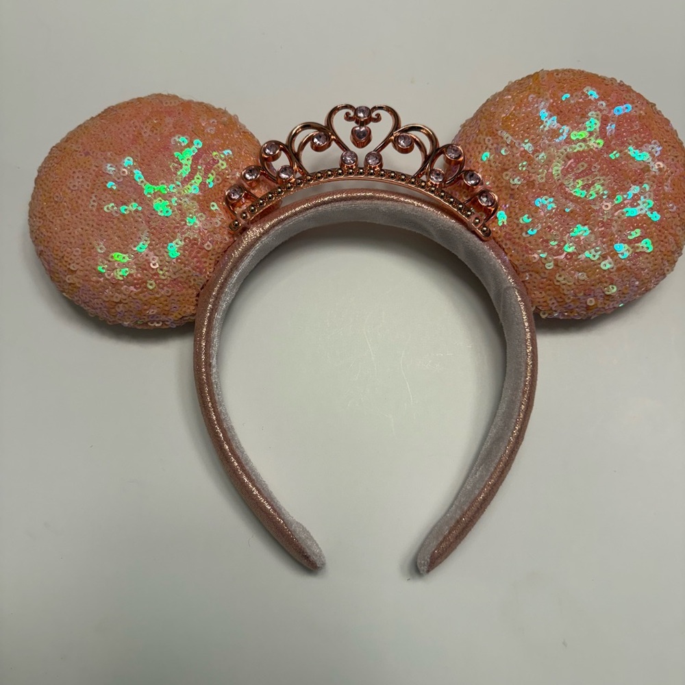 Sparkling Pink Sequin Mickey ears